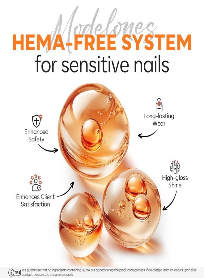 موديل ونز جل بولي للأظافر من موديلونز، خالٍ من الهيماتوكسيلين، 60 مل، جل أبيض حليبي لتطويل الأظافر، مُكثّف، طبقة بناء بيضاء نقية، لوازم تشكيل ثلاثية الأبعاد، للاستخدام المنزلي - Image 4